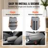 VEVOR Console Dog Car Seat, Center Console Dog Booster Seat for Small Dog, Pet Car Seat for Car Armrest with Clip-On Leash, Adjustable Straps