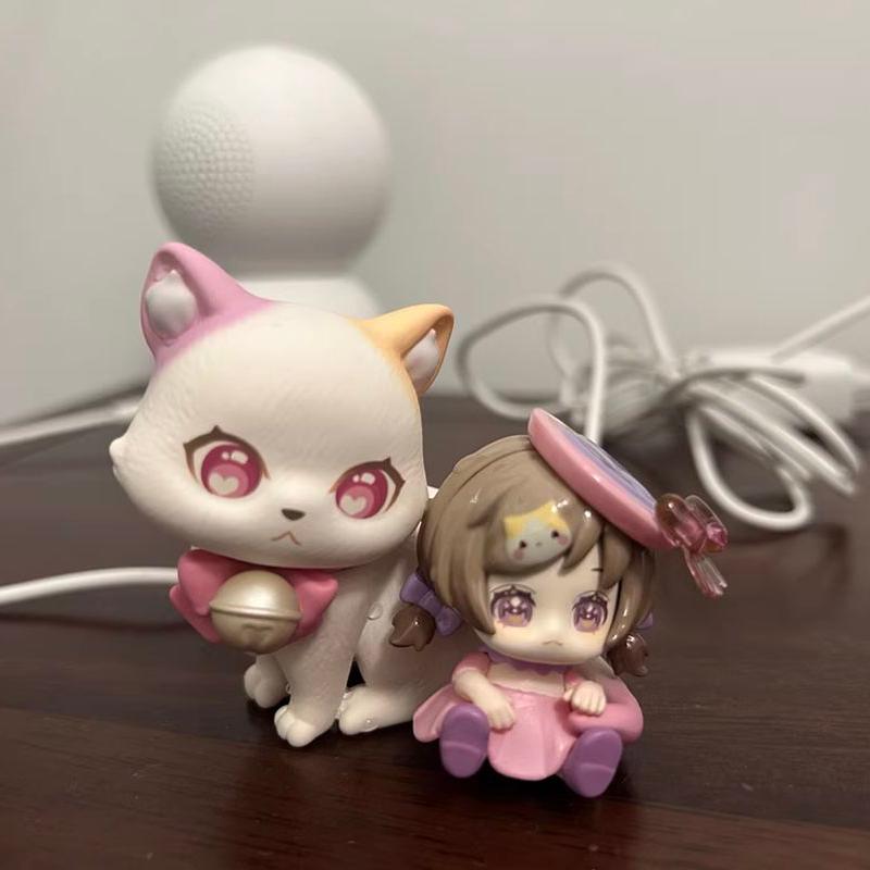 Moni Berry Cat Nianai Little Cat Companion Series Blind Box Cute Cat Figurine Birthday Gift for Girls Trendy Collectible Toy