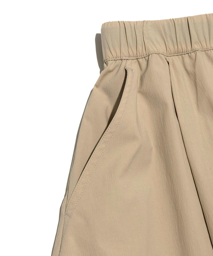 LEE Women Nylon Belted Long Skirt Beige