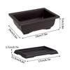 Plastic Bonsai Flowerpot Pots For Plants Planting Trays Breathable Home Garden Decor Outdoor Bonsai Pot Gardening Supplies