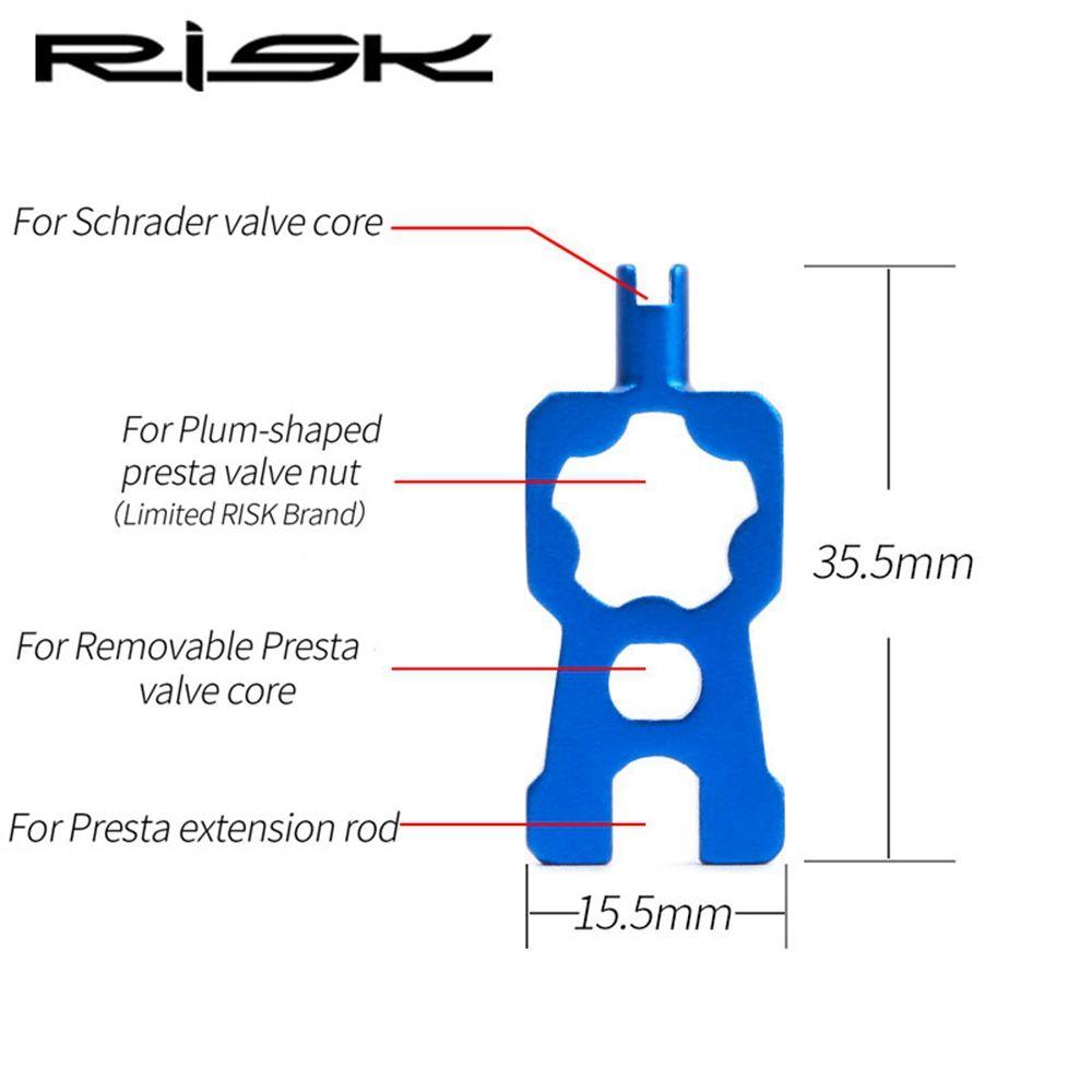 1/2pcs 4 IN 1 Portable Repair Accessories Valves Core Wrench Removal Parts Bicycle Valve Tools Disassembly Installation Tool