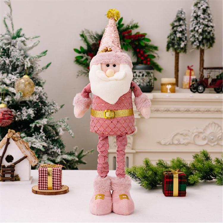 Verstellbare Größe Weihnachten-Thema Figur Ausziehbare Stehende Figur Puppe Display Dekoration für Fenster oder Tisch