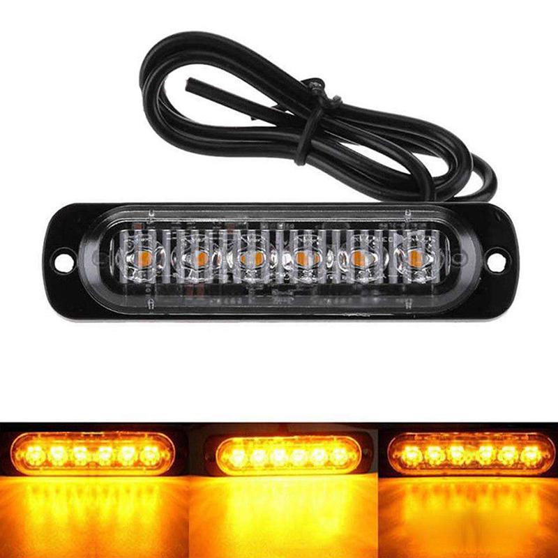 

DC 12V-24V 18W желтый 6LED Грузовик Предупреждение безопасности Срочно Всегда Яркий свет лампы