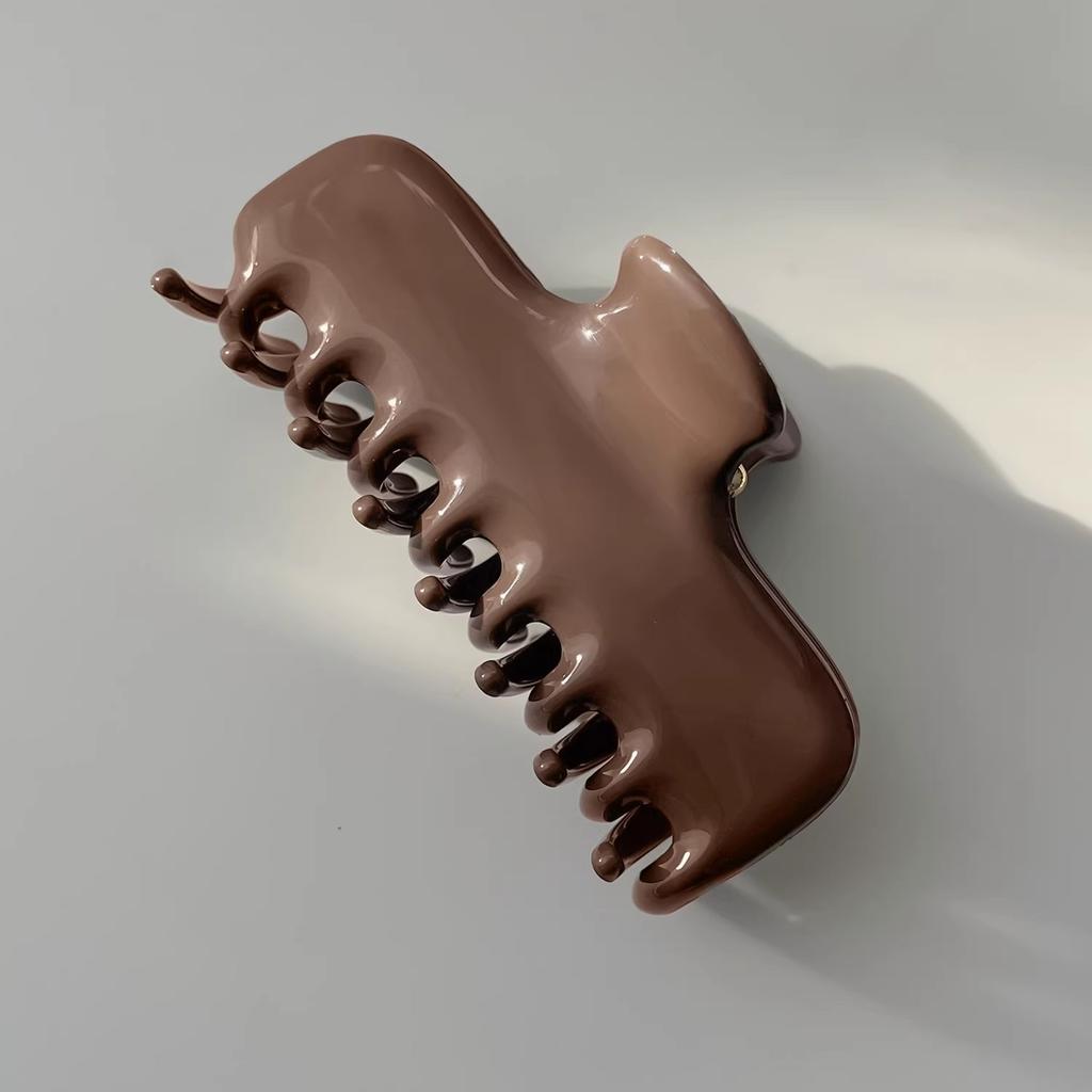 High-Quality Acetate Rectangular Hair Clip  New Style Large Size Thick Hair At The Back of The Head Elegant Shark Clip