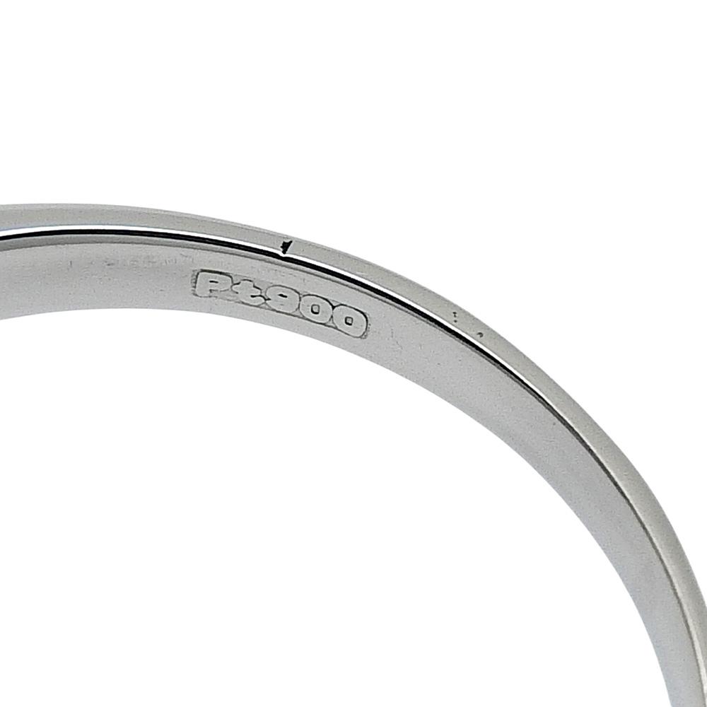 Ring Pt900Platinum/Ruby/diamond #5.1(US Size) 4.9g Women Used