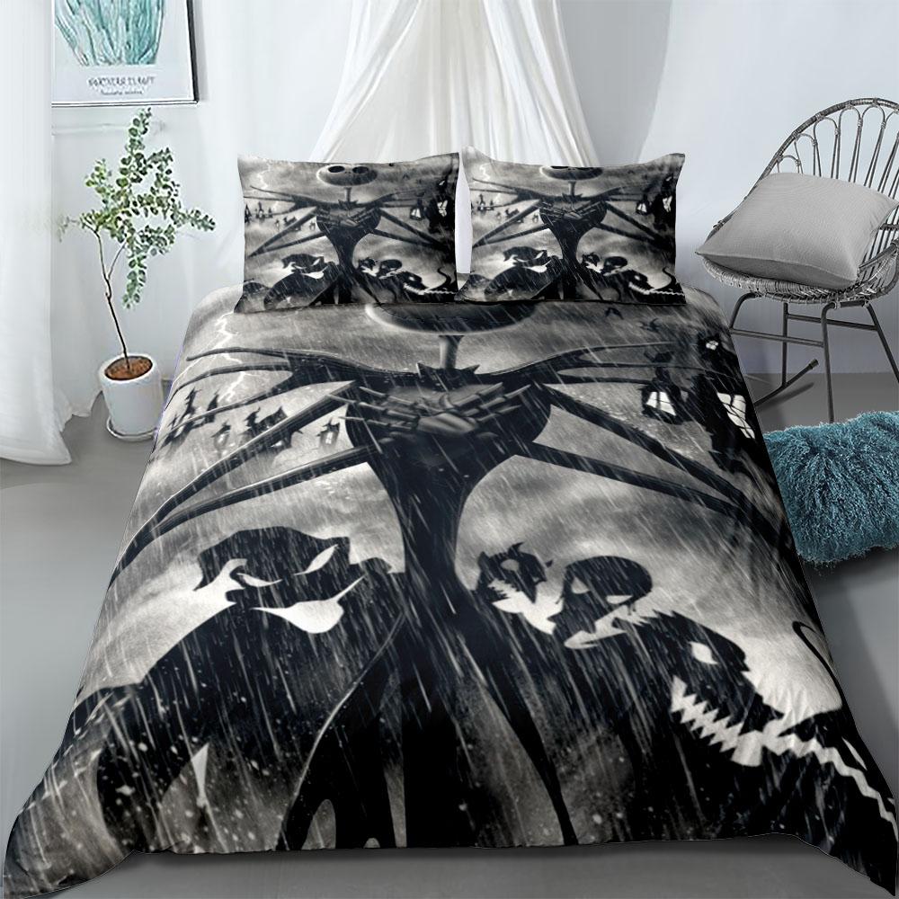 Scream Horror Night Duvet Cover Set Usa King Queen Double Full Twin Single Size Bed Linen Set