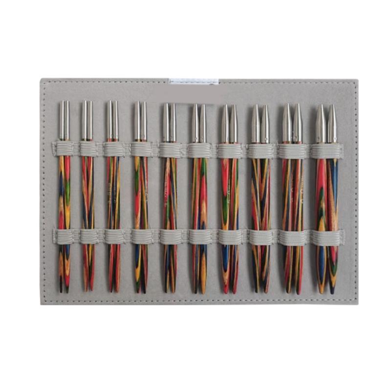 Interchangeable Circular Needle Set with Case and Accessories 3mm-6.5mm Circular Knitting Needle Knitting Tool
