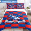 3PCS Crystal Fc Crest Printed Soft Bedding Set,Including 1pc Duvet Cover And 2pcs Pillowcases Perfect for Bedroom, Dormitory, Fan gift