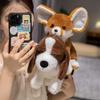 Cute Simulation Puppy Dog Doll Plush Toy Little Fox Doll Children Soothing Rag Doll Girl Birthday Gift