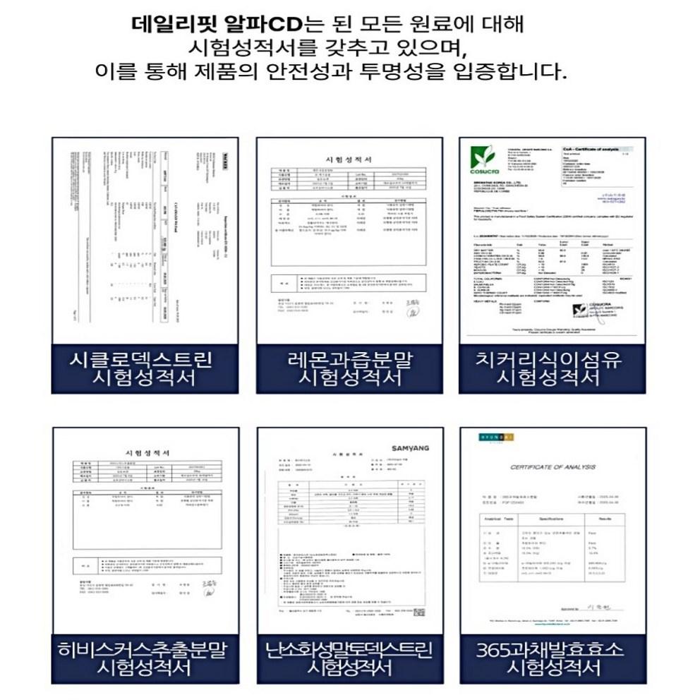 Daily Fit Alpha CD, 100% Authentic HACCP Certified Alpha Cyclodextrin Tablets, 90 Tablets