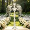 Candelabra Centerpiece 3-Arm Decor Sturdy for Banquet Tables, Event Decorators