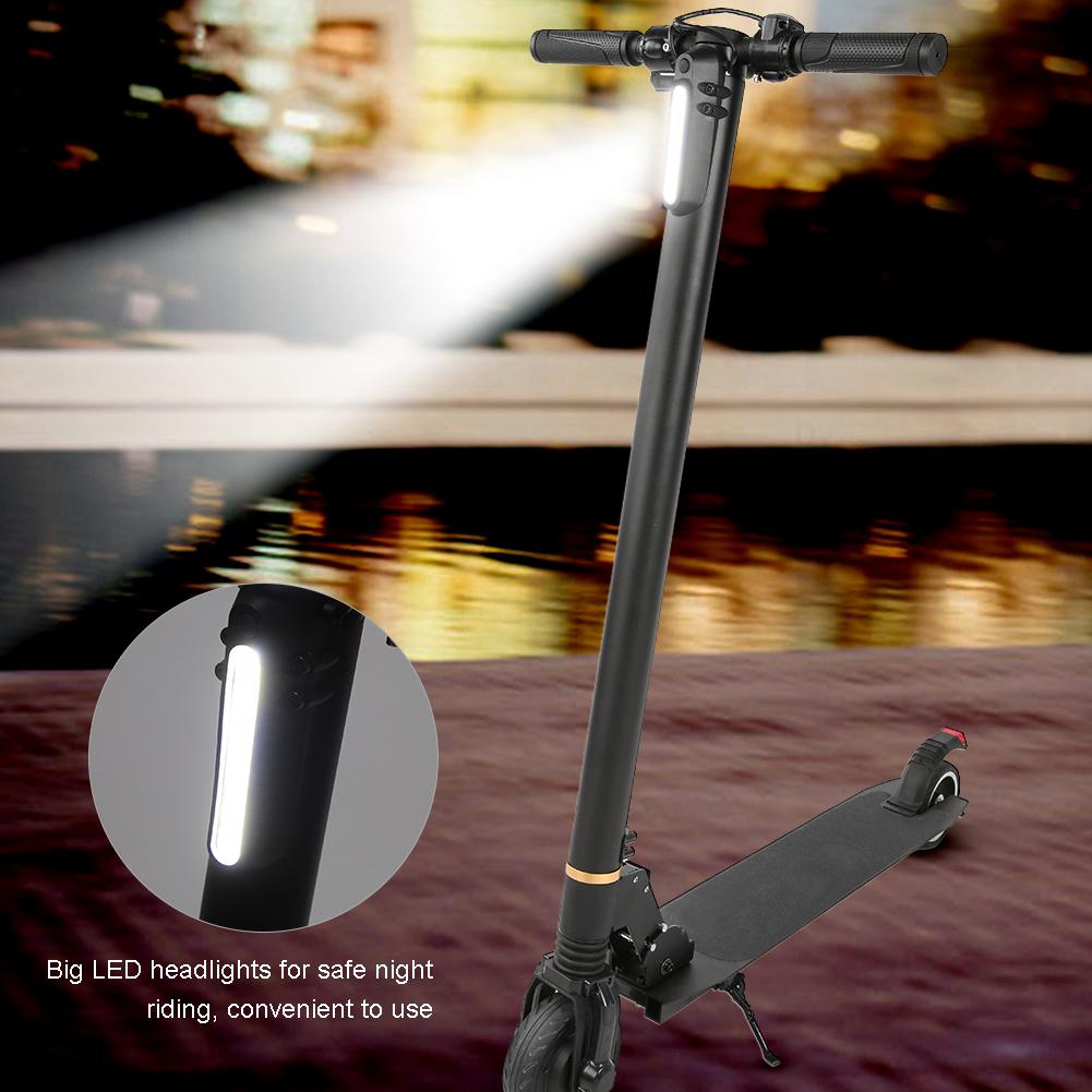 5.5 inch Foldable Adult Electric Scooter with LED Headlight Li Ion Battery