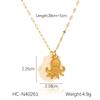 Ocean Seahorse Shell Pendant Necklace Minimalist Collarbone Chain Jewelry