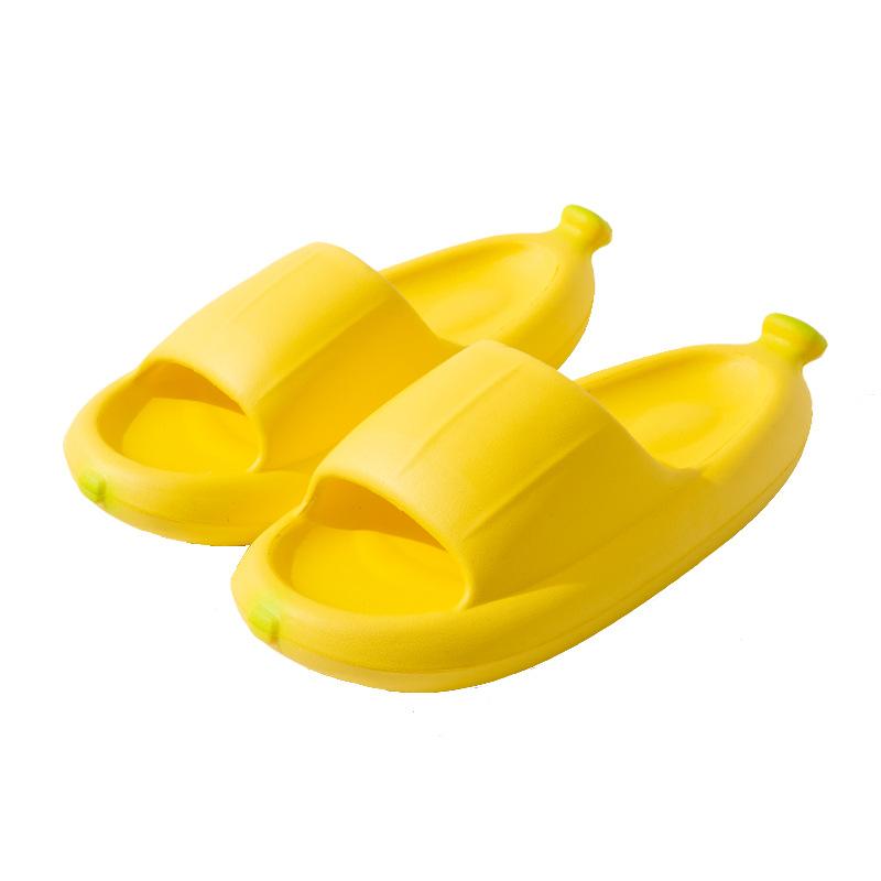 

Летняя мужская верхняя одежда сандалии на толстой подошве износостойкие бытовые повседневные нескользящие тапочки пара уличный модный тренд одно слово перетаскивание 35/36 жёлтый