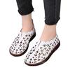 Summer New Simple and Fashionable Hollow Sandals Women's Flat Bottom Large Size Casual Shoes Hole Model