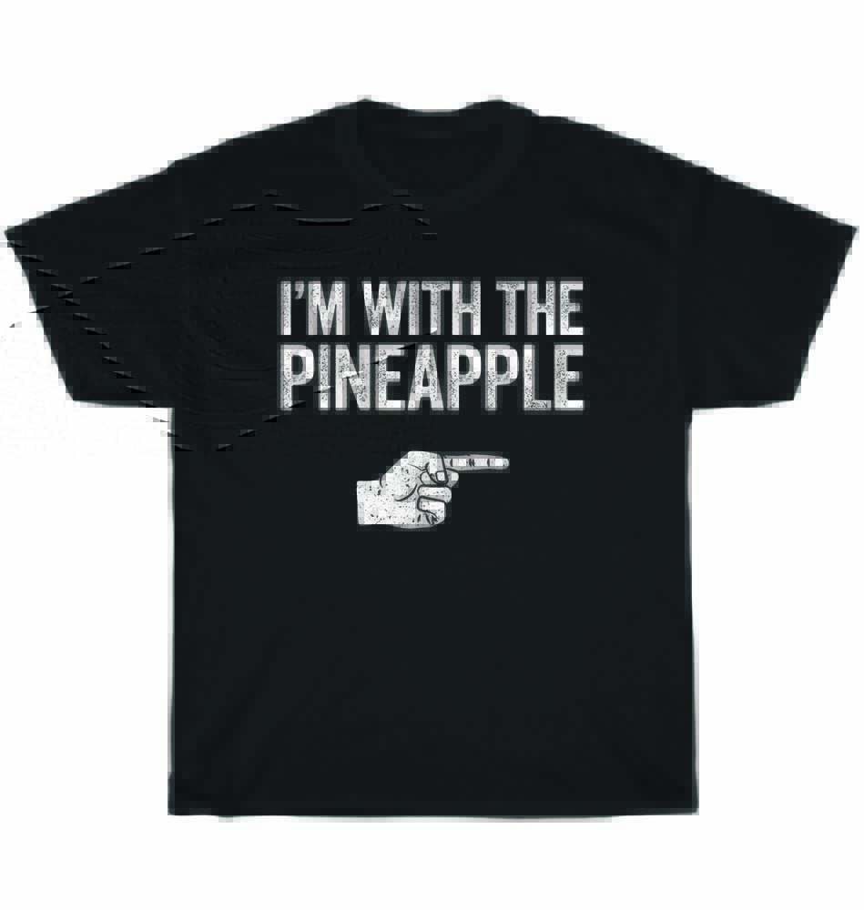 I m With The Pineapple Costume Funny Halloween Couple T-Shirt Unisex Tee Gift L