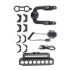 Bike Light 8 LED USB Rechargeable Headlight with Horn 6 Modes Water Proof Super Bright for Mountain Off Road Cycling