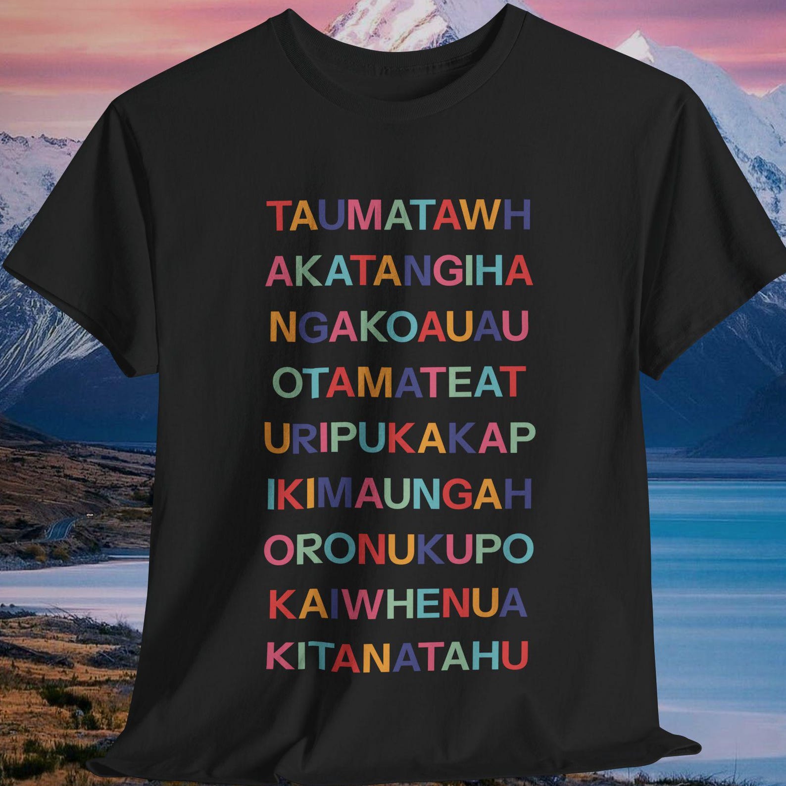 TAUMATA T shirt, New Zealand T shirt S