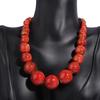 JMXD-Evropský a Americký Etnický Styl Korálkový Keramický Korálek Náhrdelník Bohémský Nastavitelný Řetízek na Krk Retro Jednoduchý Novoroční Řetízek na Svetr