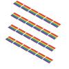 24Sets Mini Pride Flags Color Lasting Small Lightweight Gay Pride Flags for Festival Party Holiday Parading Decorations