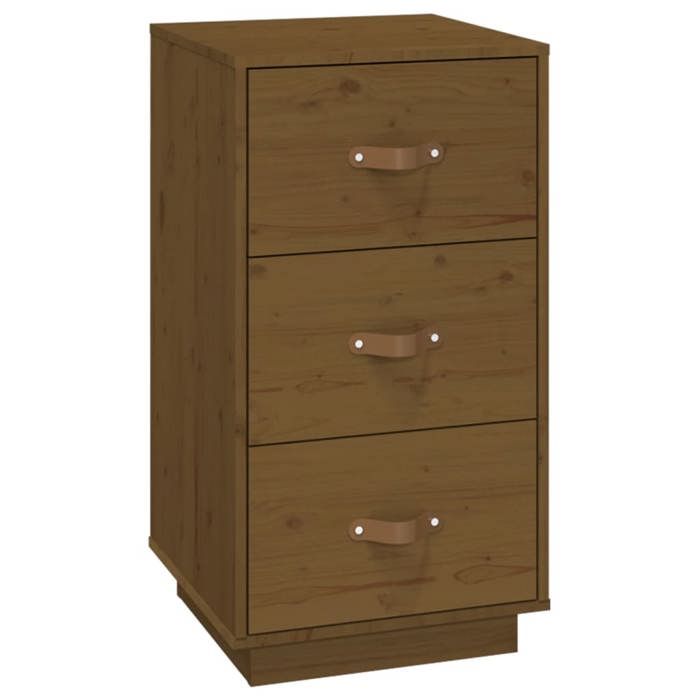 Maison Exclusive - Table de chevet Marron miel 40x40x75 cm Bois de pin solide
