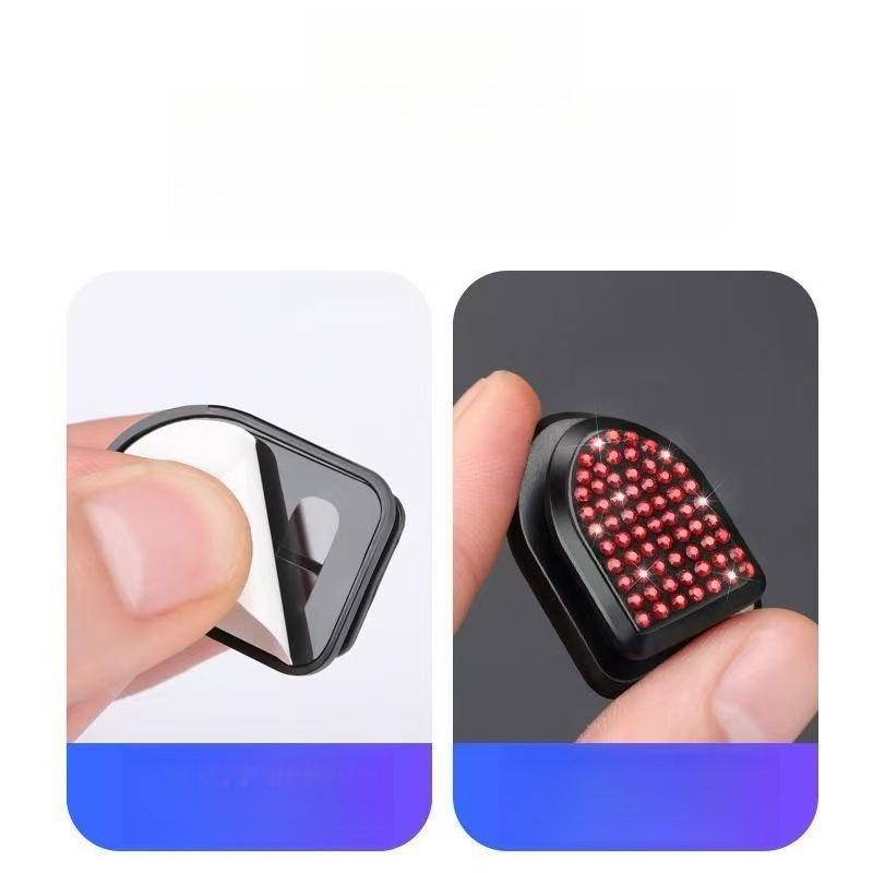 Rhinestone Crystal Hooks Portable Car Hanging Bag Holder Home Ornaments Decor Creative Mini Bling Hook Auto Interior Accessories