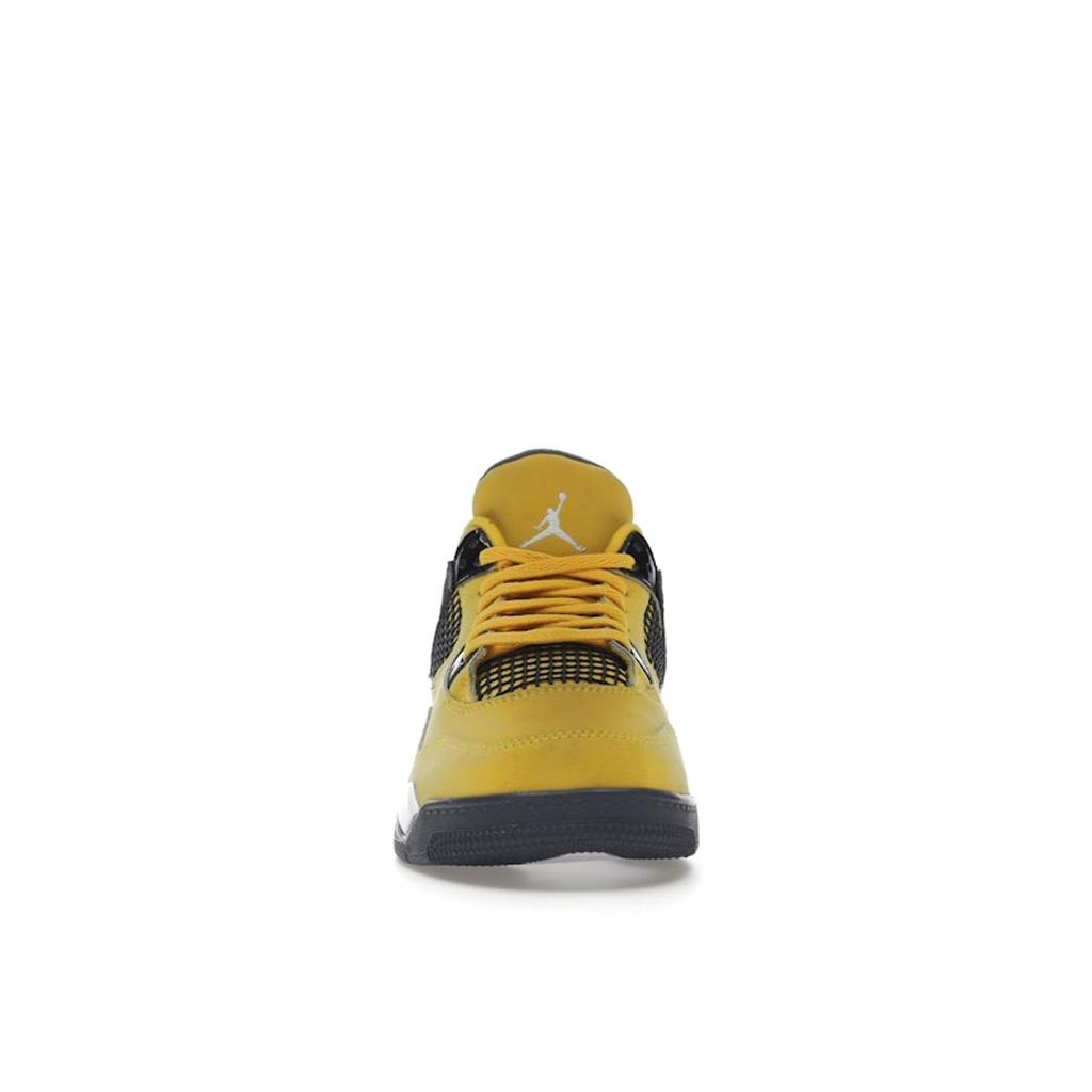 Air Jordan 4 Retro PS Lightning 2021 Kids Sneakers Yellow Tour-Yellow Multi-Color BQ7669-700