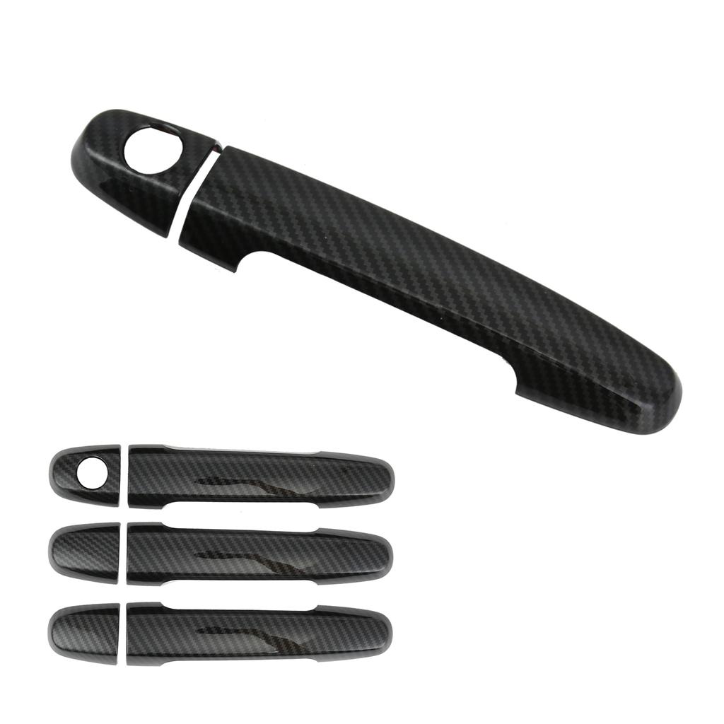 Kryt obložení kliky dveří Dekorace ve stylu karbonových vláken Vhodné pro CorollaViosYarisRAV4