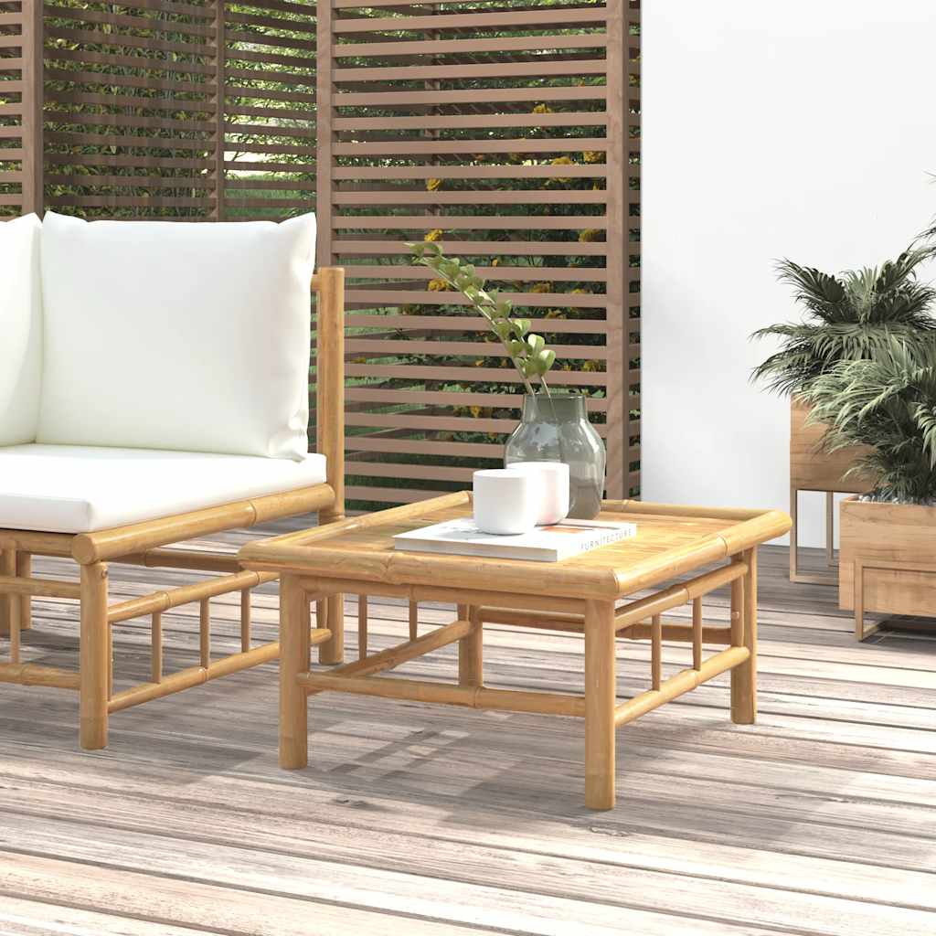 vidaXL Gartentisch 65x55x30 Cm Bambus