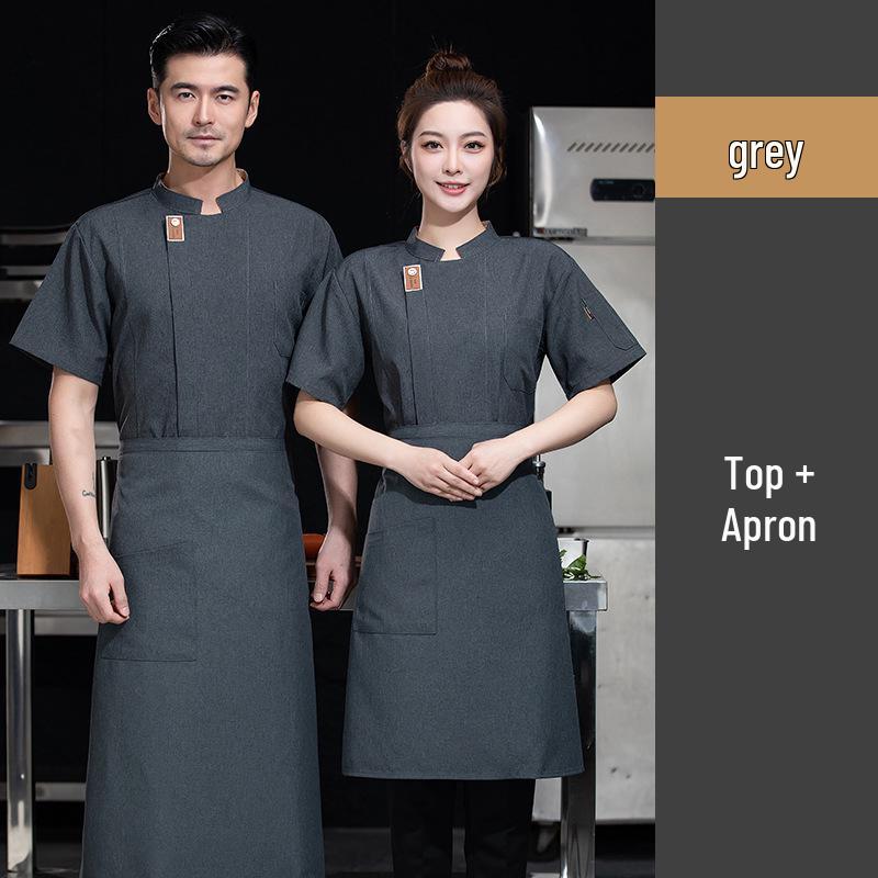 Long Sleeve Breathable Chef Coat for Restaurant and Catering - Unisex Workwear for Autumn/Winter