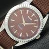 AUTHENTIC OLD HMT HIMALAYA HAND-WINDING MENS BROWN DIAL WATCH A426108-2