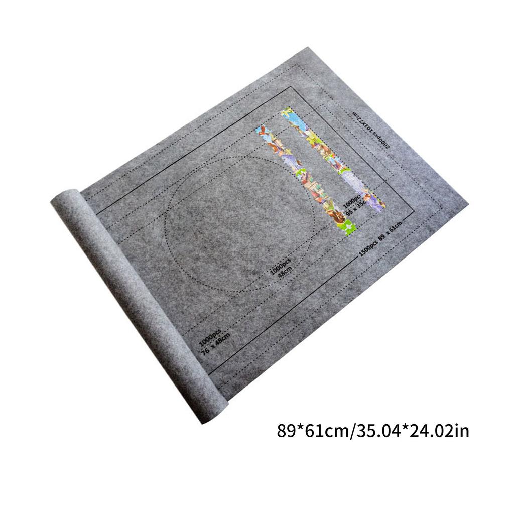 Large Puzzle Mat for Dedicated Jigsaw Enthusiasts Providing Convenient Storage and Travel Streamline Puzzle Experience