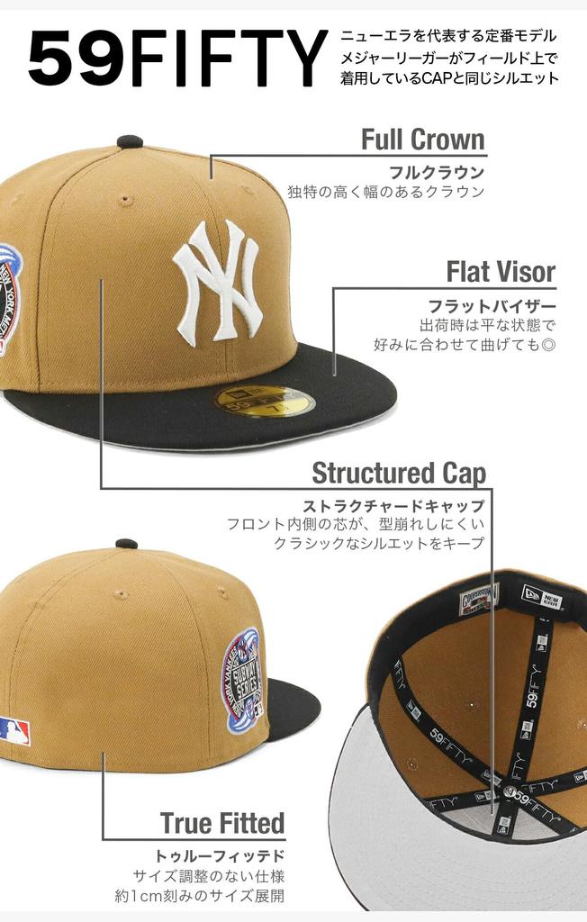 New Era 59FIFTY Cap 70823790 NER35C7990 NY ONSPOTZ Exclusive SIDE PATCH 2Tone UNDER VISOR MLB New York Yankees MLB 59FIFTY Stylish Street Brand