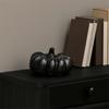 Halloween Pumpkin Ornaments, Resin Delicate Texture Stable Sculpture, Spotted Textured Accents, for TV Cabinet Wine Cabinet Table Decor