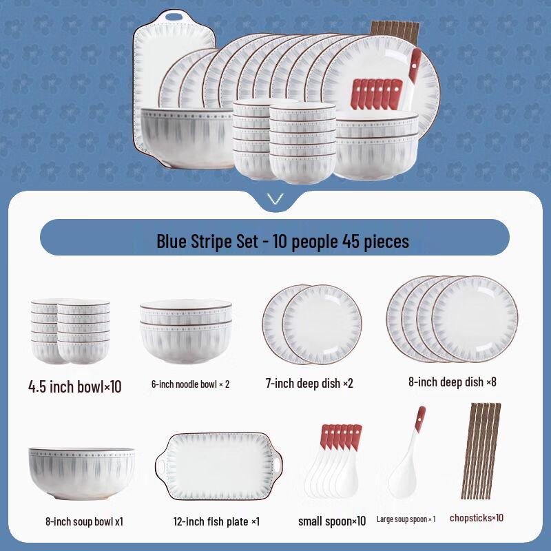 KANGMO Ceramic Dinnerware Set