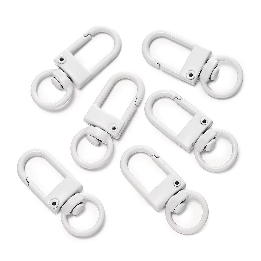 10pcs/Lot High Quality Colorful Alloy Snap Lobster Clasp Hooks Keychain Findings for DIY Key Chain Necklace Bracelet Supplies