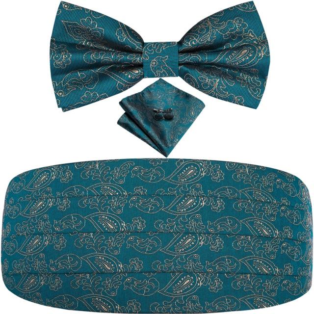 Buy Hi Tie Vintage Cummerbunds Belt For Men Suit Tuxedo Fashion Floral