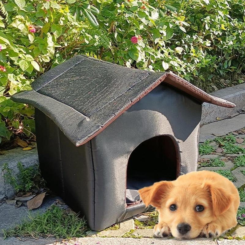 Outdoor Enclosed Waterproof Sleeping Nest for Cat Basket Puppy House Warm Cave