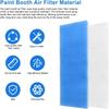 2pcs Exhaust System Spray Booth Filter Double Layer Replacement Filter Cotton  For Painting Craft