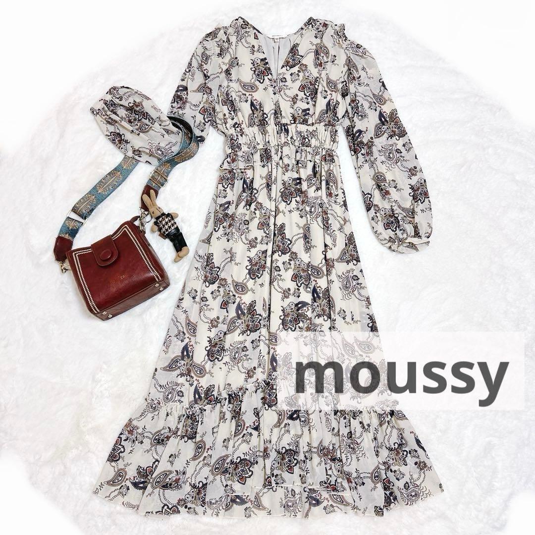 Good condition moussy PAISLEY PATTERN DRESS size S