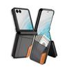 Business Leather Wallet Card Holder Magnetic Bag Phone Case For Samsung Galaxy Z Flip 7 FE 5G Flip 6 ZFlip 5 4 3 Flip7 Flip6