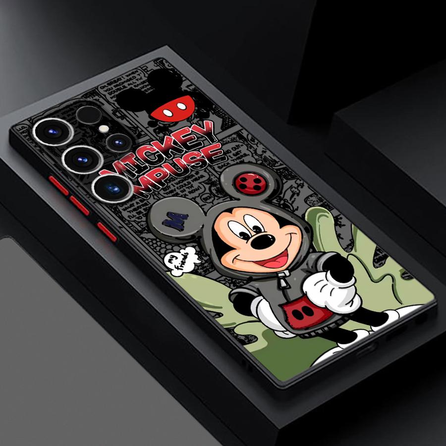 Case for Samsung Galaxy S26 S20 S23 FE S22 S21 S25 Ultra S24 Plus Note 20 10+ Funda Phone Cover Mickey Donald Duck