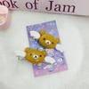 Kawaii Rilakkuma Aniołek Spinka do Włosów Kreskówkowy Skrzydlaty Mały Miś Spinka do Grzywki Boczne Spinki do Włosów Akcesoria do Włosów