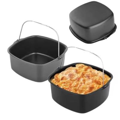 6/7/8 Inch Anti-aanbak Cakevorm Oven Airfryer Veilig Bakgerei met Handvatten Multifunctioneel voor Pizza Cakes Desserts bakplaat cakevorm