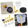 LALAFINA Car Splashproof Radiator Fill Kit Durable Plastic Funnel Pressure with Stopper Auto Funnel Extension Elbow
