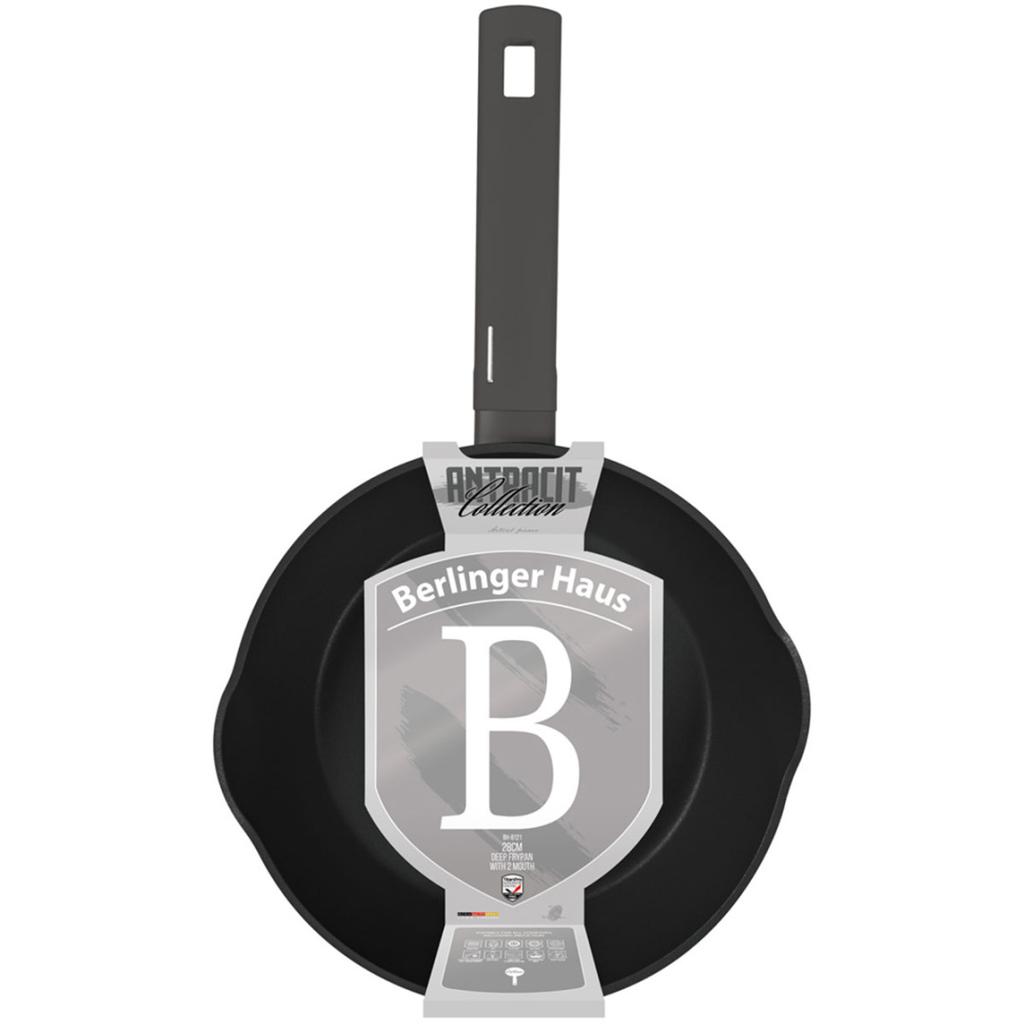 TITANIUM DEEP FRYPAN 28cm BERLINGER HAUS BH-8121 ANTHRACITE