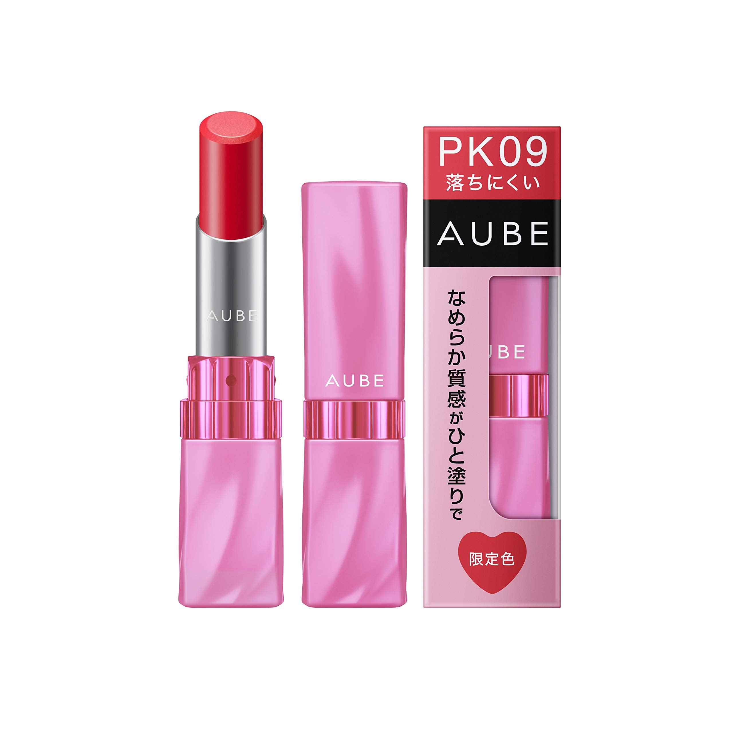AUBE (Aube) Aube [Online Exclusive] Smooth Texture One-Swipe Rouge PK09 Neon Magenta Lipstick PK09 Neon Magenta (Main Unit)