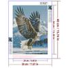 5d DIY Diamond Painting Cross Stitch Animal Eagle Diamond Embroidery Mosaic Full Round Drill Home Decor Arts