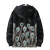 Sudadera con Capucha para Hombre de Tallas Grandes con Estampado Animal, Cardigan Suéter Casual para Personas con sobrepeso 4XL-11XL