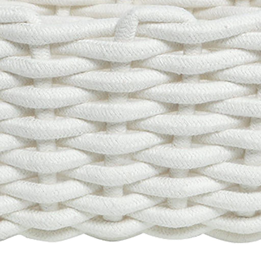 Cotton Rope Storage Basket Hand Knitting Nordic Style Desktop Storage Organizer for Key Snacks Underwear